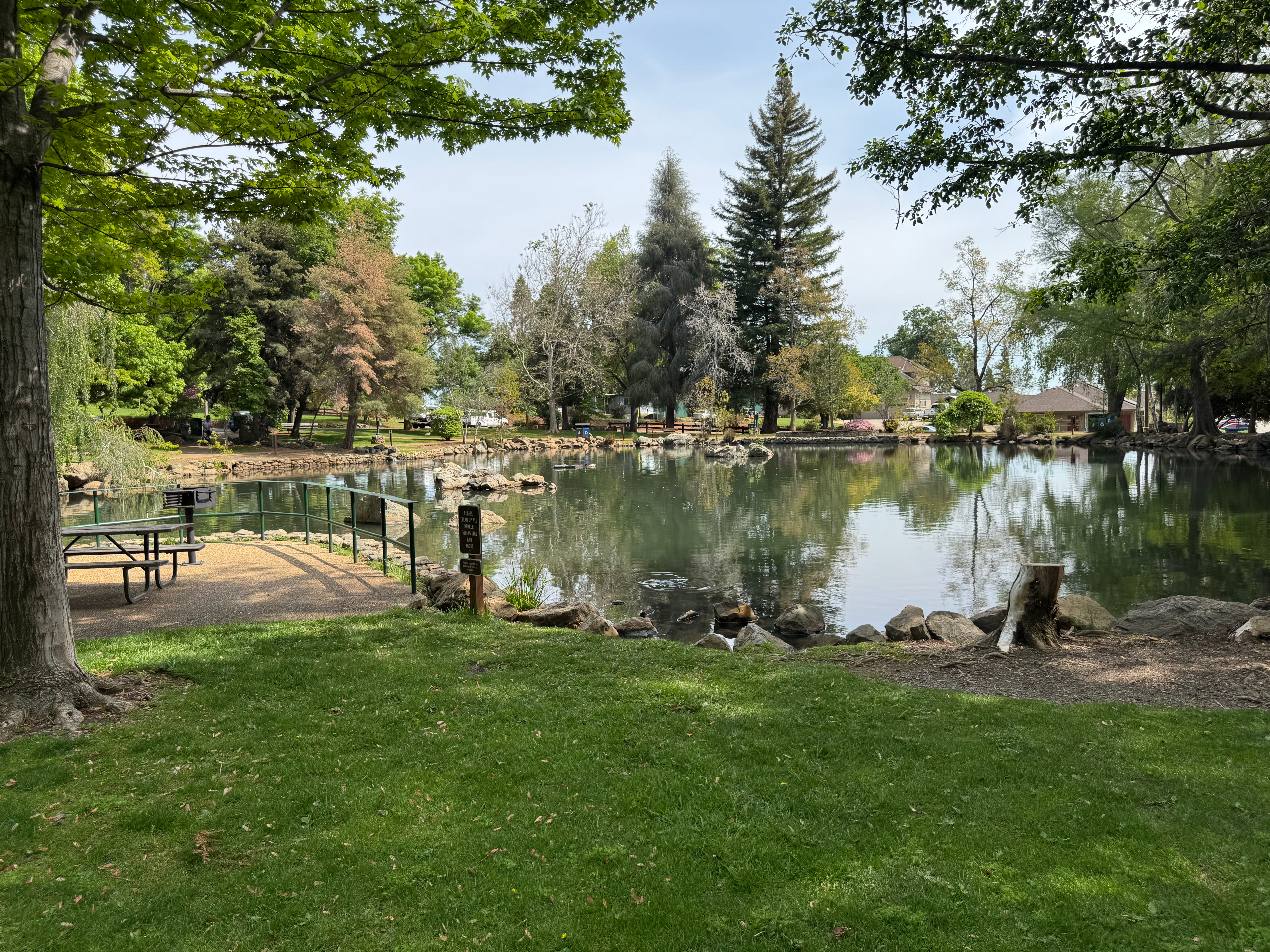 Paradise community park pond